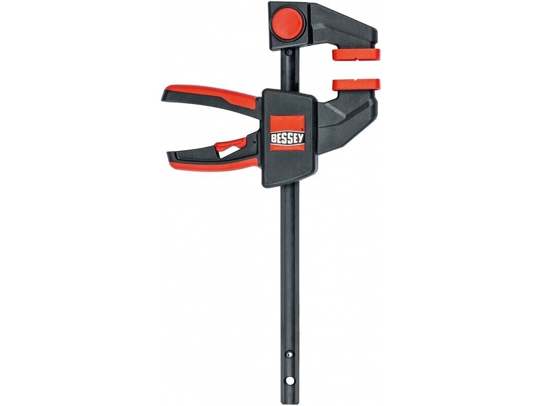 Bessey clamp set EZS11-4SET (2 pcs. x EZS11-4), clamps for one-handed operation, max. clamping length 110 mm, throat depth 40 mm Bessey clamp set EZS11-4SET (2 pcs. x EZS11-4), clamps for one-handed operation, max. clamping length 110 mm, throat depth 40 mm