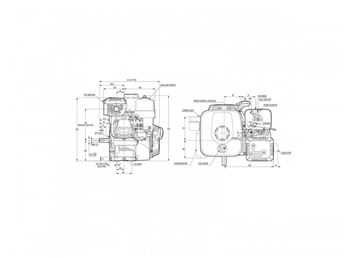 Benzininis variklis HONDA GX200, 4.3 kW, 20 mm velenas 6 Benzininis variklis HONDA GX200, 4.3 kW, 20 mm velenas 6