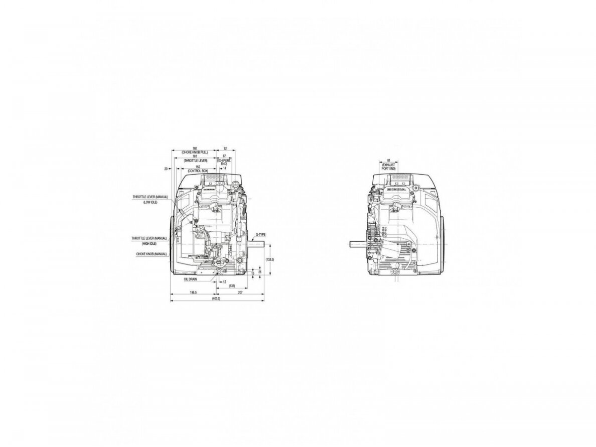 Benzininis variklis HONDA GX630, 15.5 kW, 25.4 mm velenas 7 Benzininis variklis HONDA GX630, 15.5 kW, 25.4 mm velenas 7