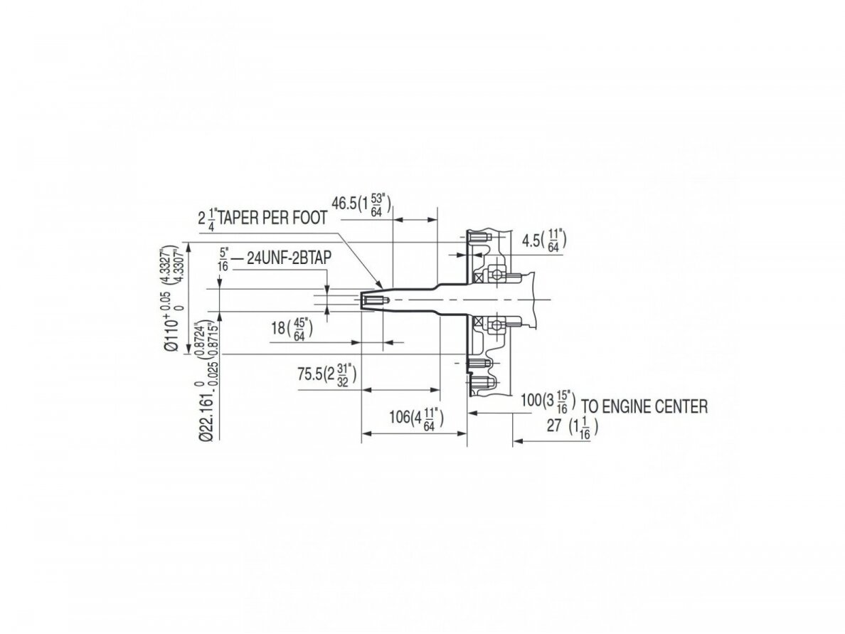 Gasoline engine RATO R420VTYPE, for generator, 8.8 kW, tapered shaft 1 Gasoline engine RATO R420VTYPE, for generator, 8.8 kW, tapered shaft 1