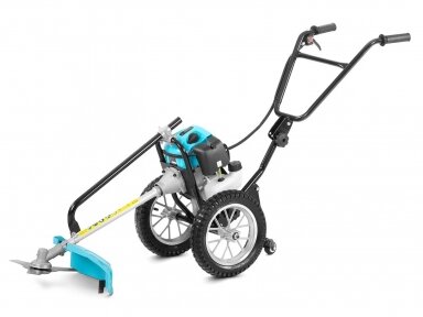 Benzininis trimeris + krūmapjovė, stumdomo tipo, Hillvert HT-HBC-500 Benzininis trimeris + krūmapjovė, stumdomo tipo, Hillvert HT-HBC-500