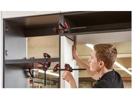 Bessey зажим EZL60-8 для работы одной рукой, макс. длина зажима 600 мм, глубина горловины 80 мм 2 Bessey зажим EZL60-8 для работы одной рукой, макс. длина зажима 600 мм, глубина горловины 80 мм 2
