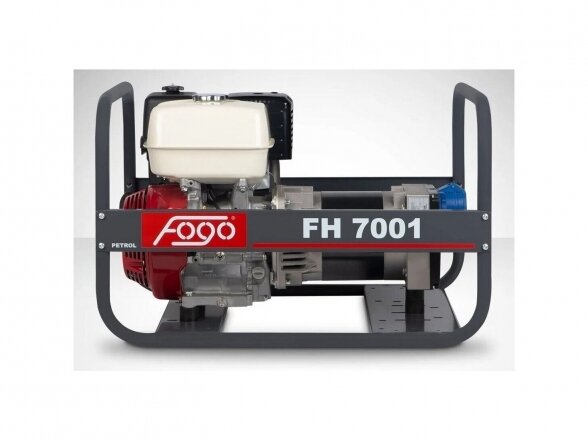 Benzininis generatorius FOGO FH7001 su Honda varikliu, 6.2 kW, 230 V Benzininis generatorius FOGO FH7001 su Honda varikliu, 6.2 kW, 230 V