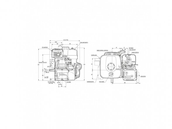 Benzininis variklis HONDA GX200, 4.3 kW, 20 mm velenas 6 Benzininis variklis HONDA GX200, 4.3 kW, 20 mm velenas 6