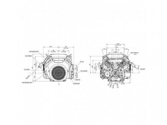 Gasoline Engine HONDA iGX800 for Generator, 18.6 kW, Crankshaft 8 Gasoline Engine HONDA iGX800 for Generator, 18.6 kW, Crankshaft 8