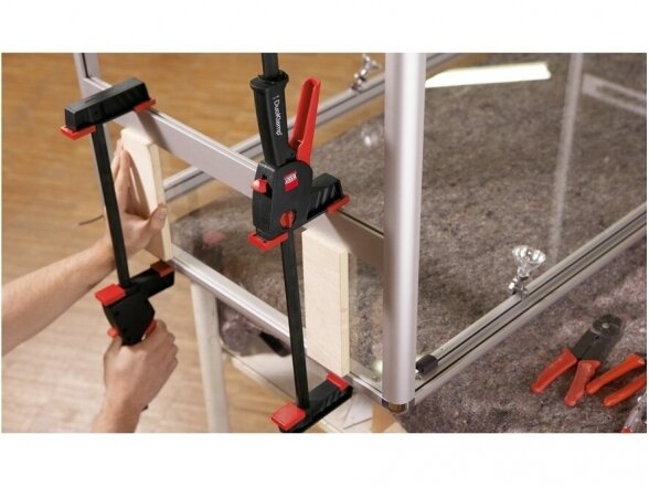 Тиски Bessey DuoKlamp DUO45-8, для работы одной рукой, длина зажима 450 мм 10