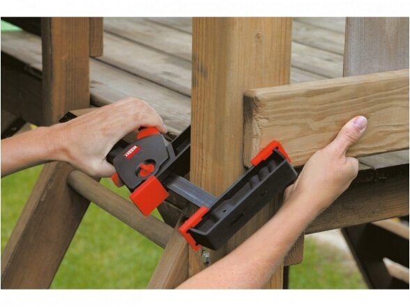 Струбцина Bessey DuoKlamp DUO65-8 для работы одной рукой, длина зажима 650 мм 4 Струбцина Bessey DuoKlamp DUO65-8 для работы одной рукой, длина зажима 650 мм 4