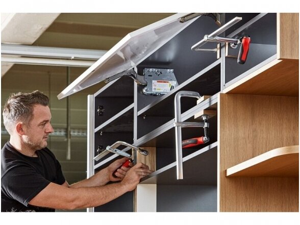 Зажим Bessey GZ25KG с цельным металлическим профилем и вращающейся ручкой, макс. длина зажима 250 мм 7 Зажим Bessey GZ25KG с цельным металлическим профилем и вращающейся ручкой, макс. длина зажима 250 мм 7