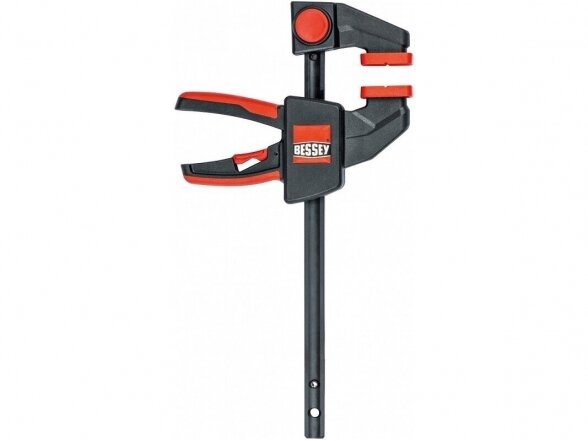 Bessey зажим EZXL60-9 для работы одной рукой, макс. длина зажима 600 мм, глубина горла 90 мм Bessey зажим EZXL60-9 для работы одной рукой, макс. длина зажима 600 мм, глубина горла 90 мм