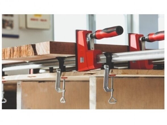 Bessey Vario korpusinis spaustuvas REVO KREV200-2K, maks. spaudimo ilgis 2000 mm 9 Bessey Vario korpusinis spaustuvas REVO KREV200-2K, maks. spaudimo ilgis 2000 mm 9