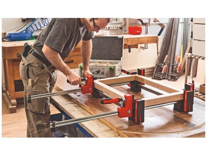Bessey Vario korpusinis spaustuvas REVO KREV100-2K, maks. spaudimo ilgis 1000 mm 7 Bessey Vario korpusinis spaustuvas REVO KREV100-2K, maks. spaudimo ilgis 1000 mm 7