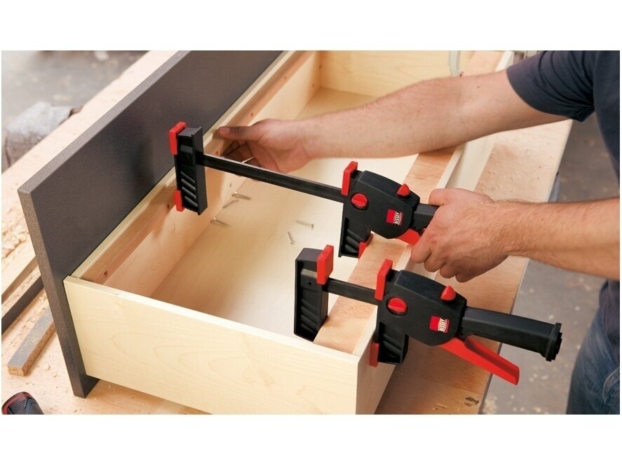 Тиски Bessey DuoKlamp DUO45-8, для работы одной рукой, длина зажима 450 мм 6