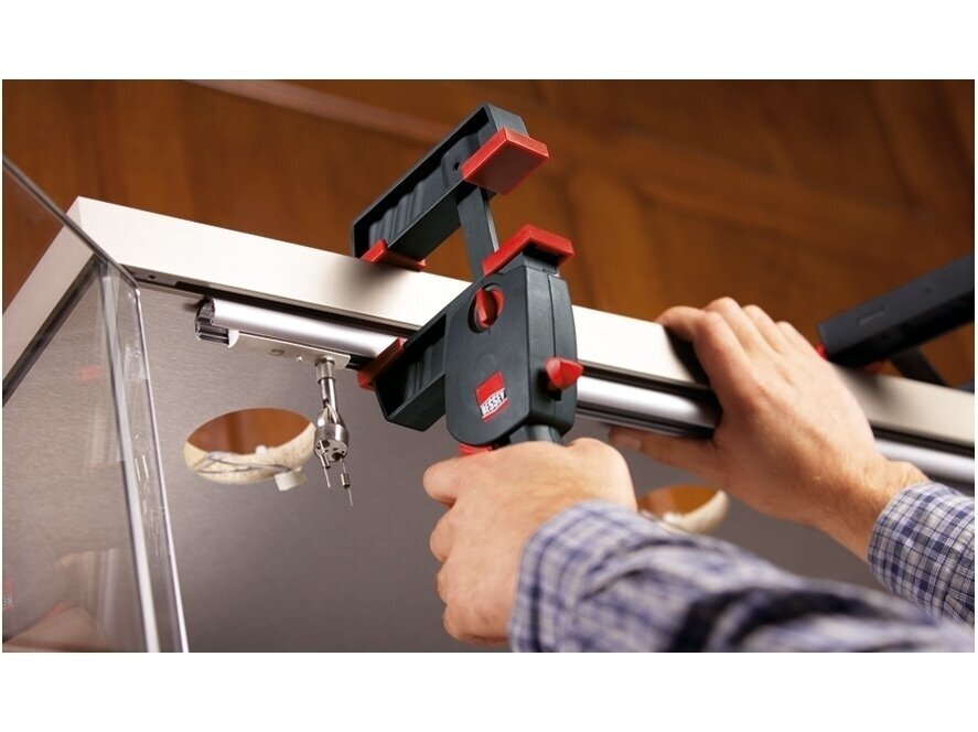 Тиски Bessey DuoKlamp DUO45-8, для работы одной рукой, длина зажима 450 мм 8