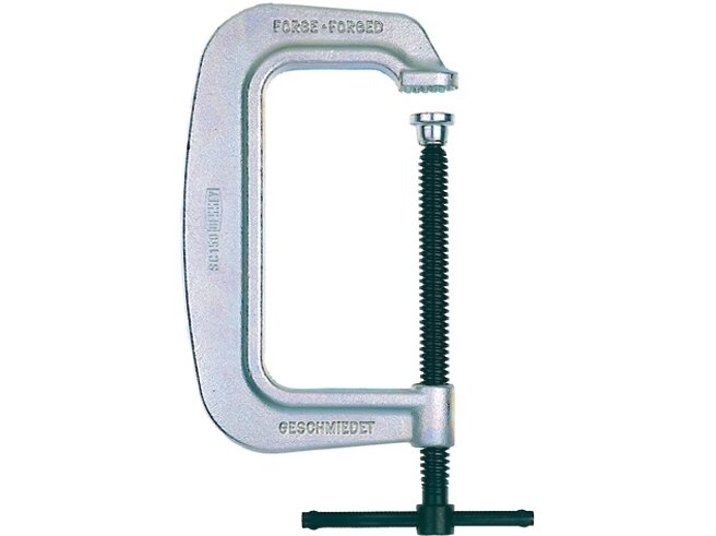 C formos spaustuvas Bessey SC40, maks. spaudimo ilgis 0-40 mm C formos spaustuvas Bessey SC40, maks. spaudimo ilgis 0-40 mm