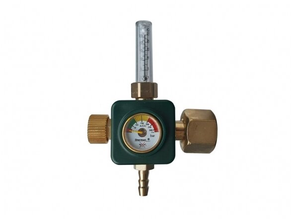 Sherman CO2/Argon Reducer with RBN Rotameter Sherman CO2/Argon Reducer with RBN Rotameter