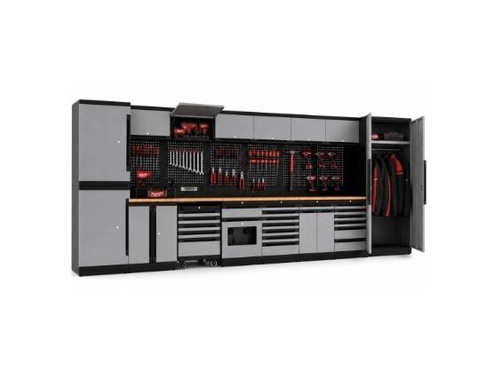 Комплект мебели для мастерской Cramp PREMIUM из толстой стали, 577 cm, 35 элементов 2 Комплект мебели для мастерской Cramp PREMIUM из толстой стали, 577 cm, 35 элементов 2