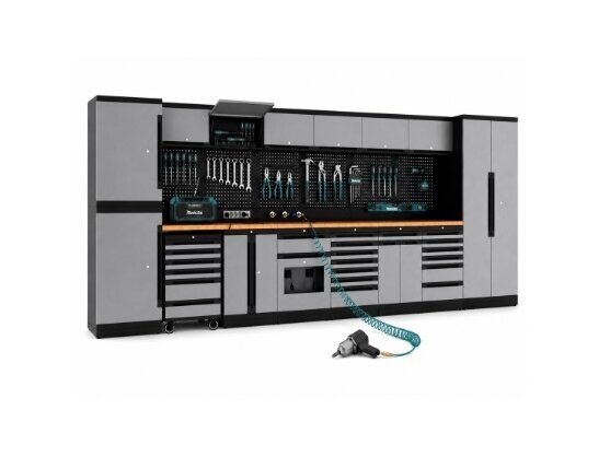 Комплект мебели для мастерской Cramp PREMIUM из толстой стали, 577 cm, 35 элементов 4 Комплект мебели для мастерской Cramp PREMIUM из толстой стали, 577 cm, 35 элементов 4