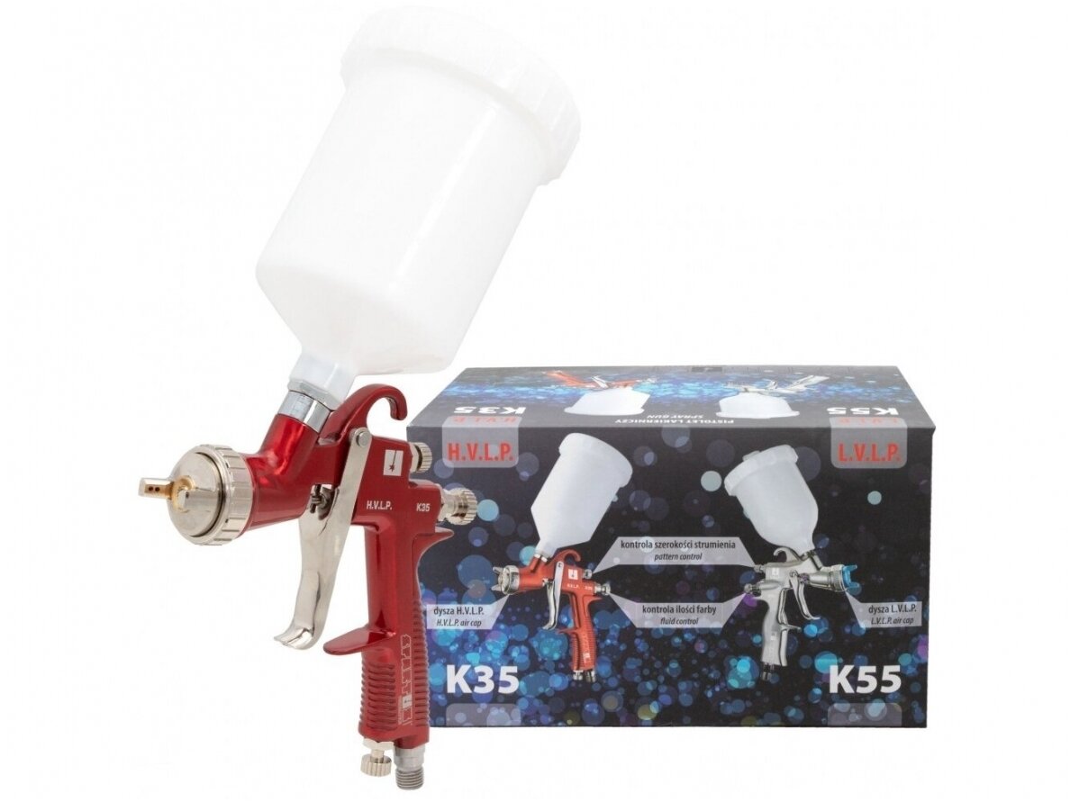 Paint Gun K35, Nozzle H.V.L.P. - 1.7mm 2 Paint Gun K35, Nozzle H.V.L.P. - 1.7mm 2