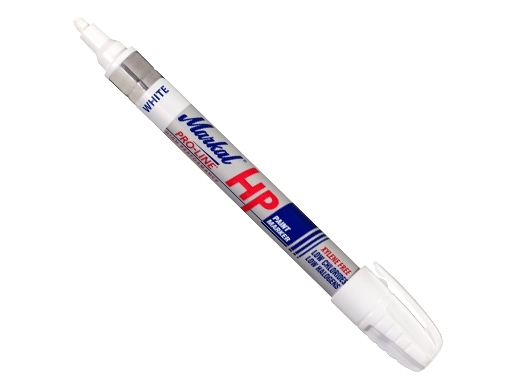 Dažų markeris Pro-Line HP, baltas, 3mm, tepaluotiems paviršiams Dažų markeris Pro-Line HP, baltas, 3mm, tepaluotiems paviršiams
