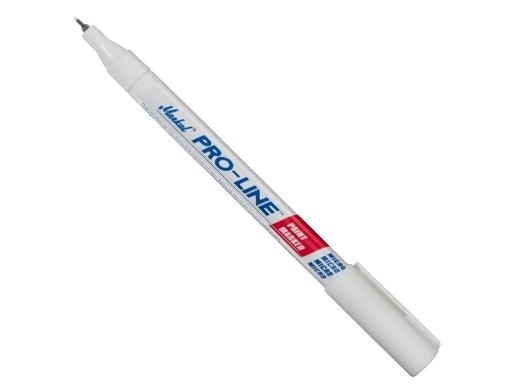 Dažų markeris Pro-Line Micro, baltas, 0,79mm
