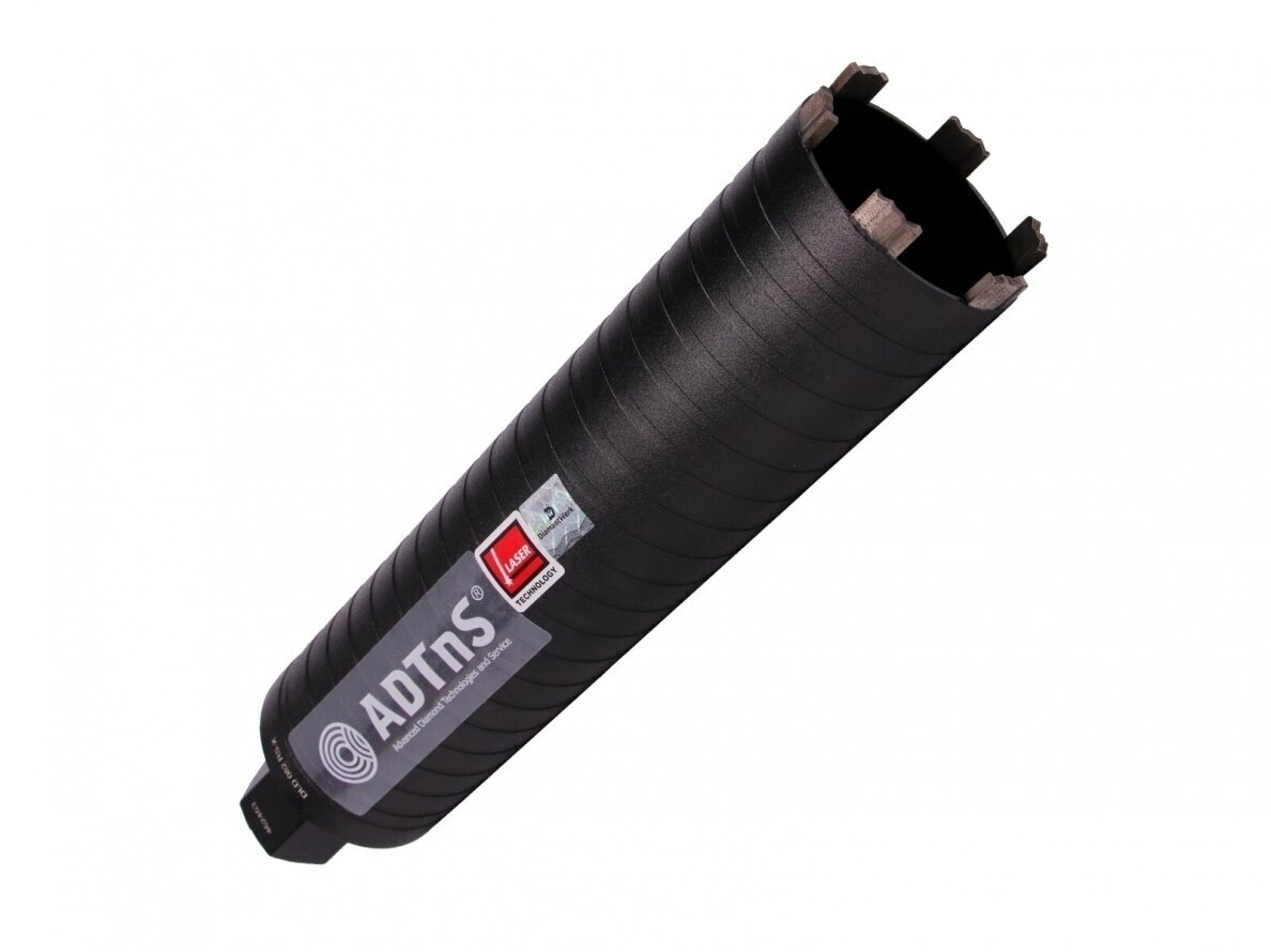 Diamond core drill bit for dry drilling ADTnS RS-TX 92mm x 450 mm