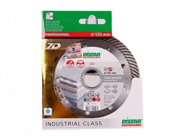 Deimantinis diskas akmens masei Distar Gres Master 125 mm, labai greitas 3