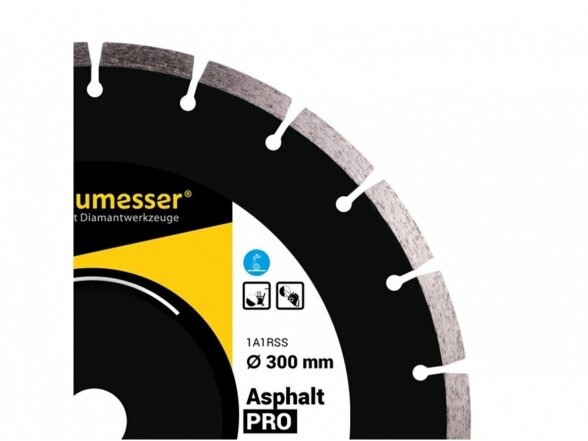 Deimantinis diskas asfaltui  Baumesser Asphalt Pro 400mm 2