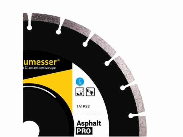 Deimantinis diskas asfaltui Baumesser Asphalt Pro 500mm 2
