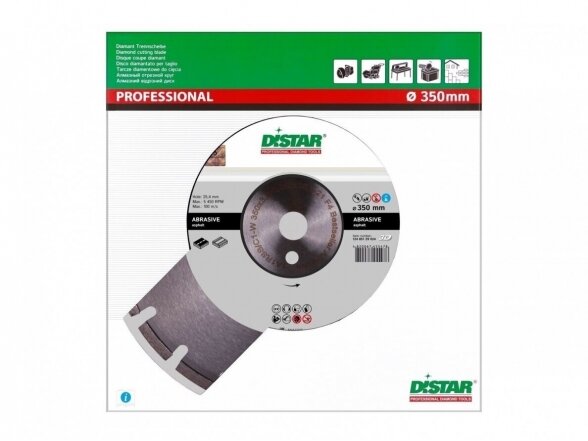 Deimantinis diskas asfaltui Distar Bestseller Abrasive F4 300mm 2