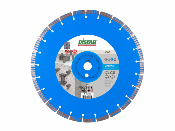 Deimantinis diskas betonui Distar Meteor 400x25,4 mm