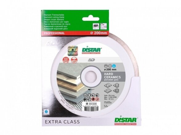 Deimantinis diskas plytelėms Distar Hard Ceramics 125mm 2