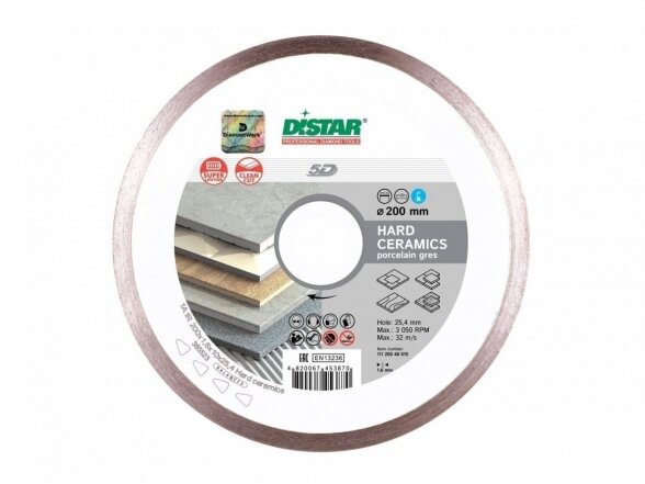 Deimantinis diskas plytelėms Distar Hard Ceramics 300mm