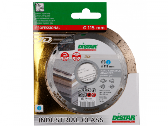 Deimantinis diskas plytelėms Distar Hard Ceramics Advanced 115mm 3