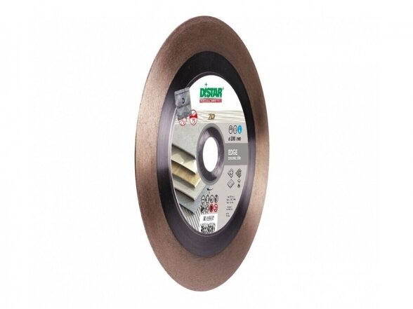 Deimantinis plytelių pjovimo diskas Distar 1A1R Edge 180 mm, pjovimui 45⁰ kampu 1