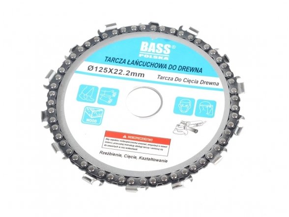 Bass Polska Diskas medienai 125mm x 22mm 1