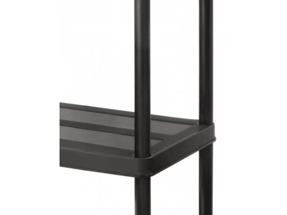 DRABEST plastic storage shelf 180x74x40 cm, load up to 50 kg per shelf 2 DRABEST plastic storage shelf 180x74x40 cm, load up to 50 kg per shelf 2