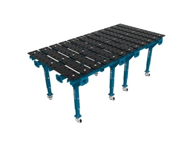 GPPH double modular welding table, MWT series, Ø28mm, tabletop thickness 15mm GPPH double modular welding table, MWT series, Ø28mm, tabletop thickness 15mm