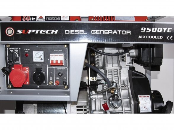 Dyzelinis generatorius SUPTECH 9500TE (trifazis), 8.5 kW, elektrinis paleidimas 1