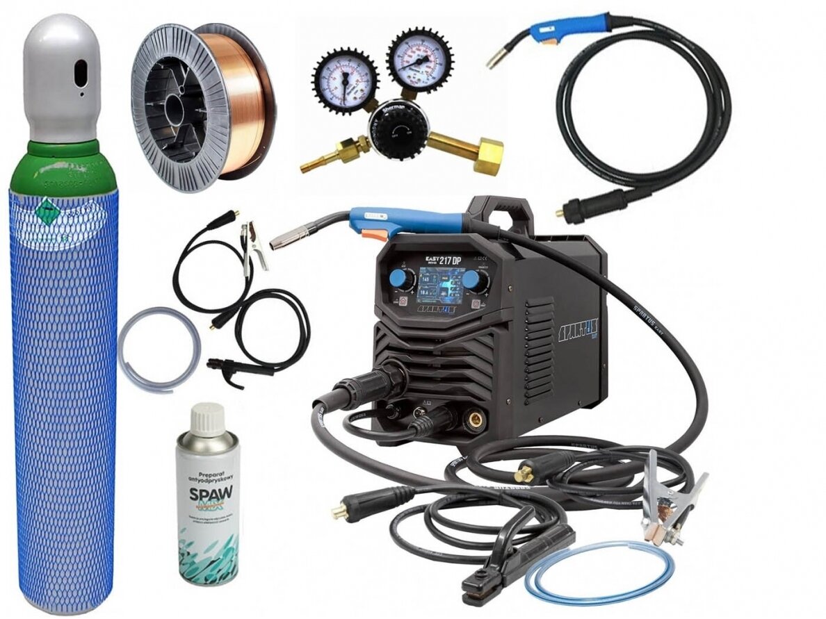 Сварочный полуавтомат Spartus EasyMIG 217 DUAL PULSE, 200A, 230V 10