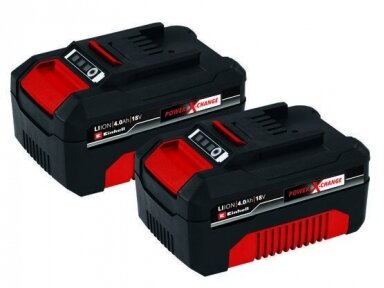 Einhell Power X-Change TWINPACK набор аккумуляторов 2x4,0Ah Einhell Power X-Change TWINPACK набор аккумуляторов 2x4,0Ah