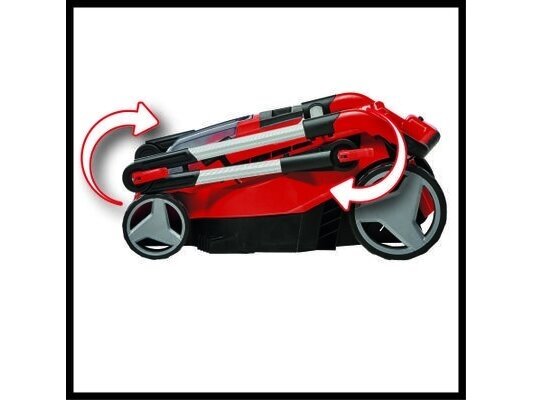Einhell GE-CM 36/37 Li-Solo akumuliatorinė vejapjovė, pjovimo plotis 37 cm, be akumuliatoriaus ir pakrovėjo 5 Einhell GE-CM 36/37 Li-Solo akumuliatorinė vejapjovė, pjovimo plotis 37 cm, be akumuliatoriaus ir pakrovėjo 5