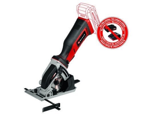 Einhell TE-CS 18/89 Li - Solo Cordless Mini Circular Saw, without charger and battery