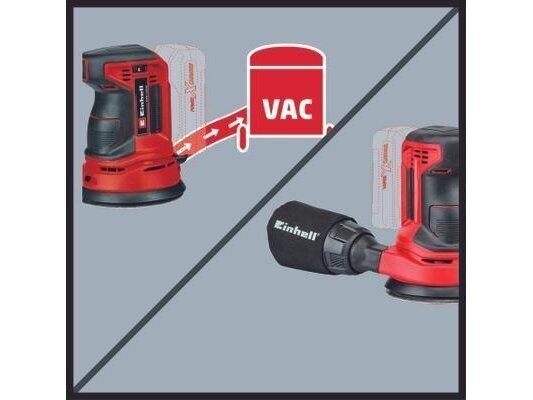 Einhell TE-RS 18 Li-Solo аккумуляторная эксцентриковая шлифмашина, без аккумулятора и зарядного устройства 6