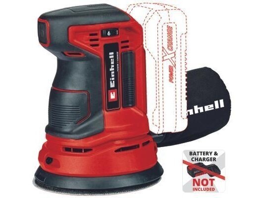 Einhell TE-RS 18 Li-Solo аккумуляторная эксцентриковая шлифмашина, без аккумулятора и зарядного устройства Einhell TE-RS 18 Li-Solo аккумуляторная эксцентриковая шлифмашина, без аккумулятора и зарядного устройства