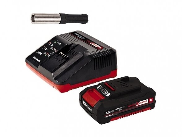 Einhell TE-HD 18 Li Kit аккумуляторный перфоратор SDS+ с аккумулятором и зарядным устройством 1 Einhell TE-HD 18 Li Kit аккумуляторный перфоратор SDS+ с аккумулятором и зарядным устройством 1