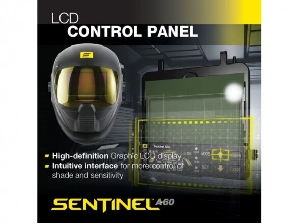 Suvirinimo skydelis Esab SENTINEL A60 6 Suvirinimo skydelis Esab SENTINEL A60 6