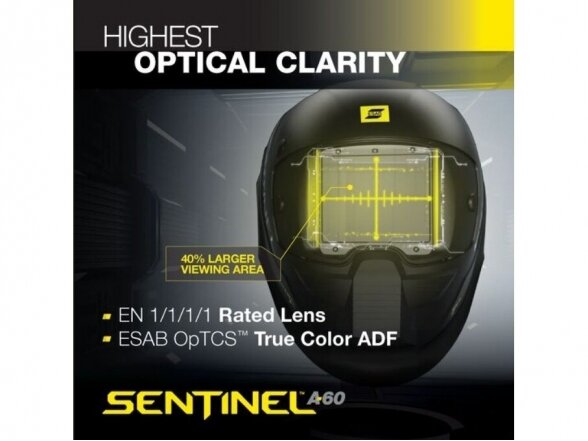 Suvirinimo skydelis Esab SENTINEL A60 7 Suvirinimo skydelis Esab SENTINEL A60 7