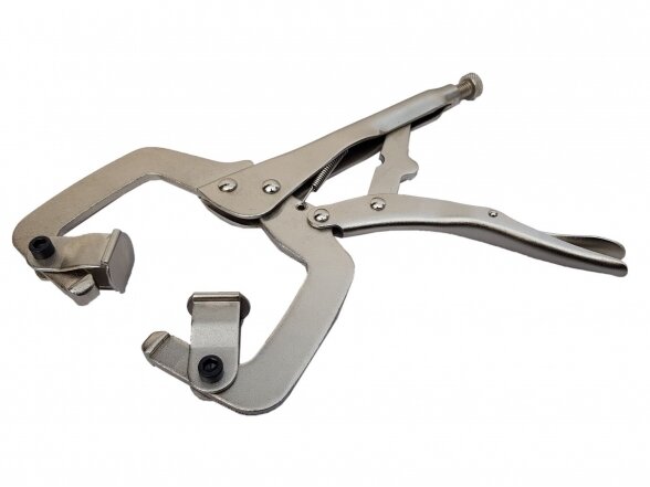 Essen tools fiksuojamos replės 2 in 1 | keičiami antgaliai | plokšti / ovaliniai | 275 mm 1