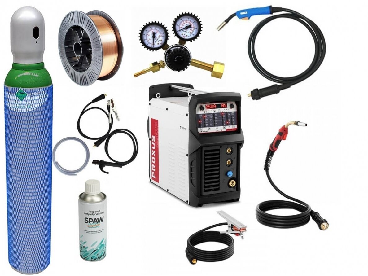 Welbach PROXUS 250P suvirinimo pusautomatis, 230V, 250 A 7 Welbach PROXUS 250P suvirinimo pusautomatis, 230V, 250 A 7