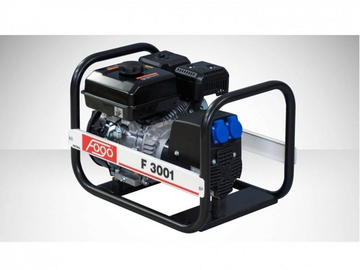 FOGO F3001 vienfazis elektros generatorius, 3 kW FOGO F3001 vienfazis elektros generatorius, 3 kW